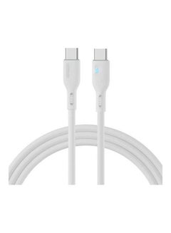اشتري 100W Power Delivery PD Fast Charge Cable Usb C To Usb C Compatible For iPad Mini 6 MacBook Pro 2021 14 And 16 Inch MacBook Air iPad Pro 12.9 Inch Samsung S23 Plus Huawei P40 White في مصر