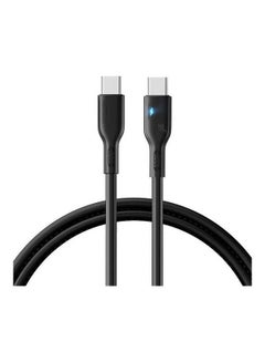 Buy 100W Power Delivery PD Fast Charge Cable Usb C To Usb C Compatible For iPad Mini 6 MacBook Pro 2021 14 And 16 Inch MacBook Air iPad Pro 12.9 Inch Samsung S23 Plus Huawei P40 Black in UAE