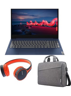 Buy Ideapad 3 15ITL6 Laptop With 15.6-Inch Display, Core i7-1165G7/16GB DDR4 RAM/1TB SSD/Intel Iris Xe Graphics/Windows-11 With Free Lenovo Bag + BT Headphone English Abyss Blue in UAE