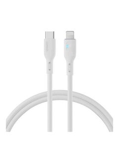 Buy Usb C To Lightning Cable 20W PD iPhone 14 Pro Max Cable Fast Charging Data Transfer Power Delivery For iPhone 13 12 11 Pro Max XR White in UAE