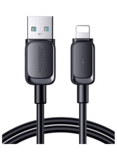 Buy USB To Charger Cable 2.4A Lightning Cord Compatible For iPhone 14 14 Pro 14 Plus 14 Pro Max iPhone 13 Pro 12 Pro Max 11 XS 7 Plus 6S iPad Pro Black in UAE