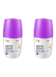 Buy Pack of 2 Whitening Roll-On Deodorant Beauty Pearl 100ml in UAE