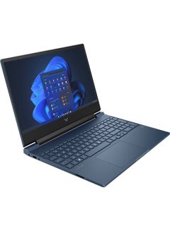 اشتري Victus 15-fa1093dx Gaming Laptop With 15.6-Inch Display, Core i5-13420H Processor/8GB RAM/512GB SSD/6GB NVIDIA GeForce RTX 3050 Graphics Card/Windows 11 English Performance Blue في مصر