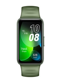 Buy Band 8 Smart Watch, Ultra-thin Design, Scientific Sleeping Tracking, 2-week battery life Emerald Green in UAE