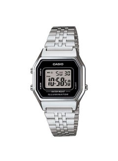 Buy Water Resistant Digital Watch LA680WA-1DF Silver in Egypt