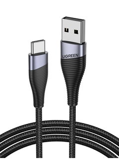Buy USB C Cable 3A Fast Charging Cord Nylon Braided USB Type C Charger Compatible for Samsung S21 S20 Note 20 10 9 Huawei P30 P20 Lite Mate 20 Pro P20 LG G5 G6 Xiaomi Mi 11 Ultra A2 Mi 9 etc-1M black in UAE