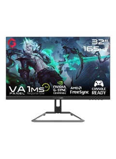Buy GOE32FHD165VA 32-Inch FHD, 165Hz, 1ms Flat Gaming Monitor (HDMI 2.1 Console Compatible) Black in UAE