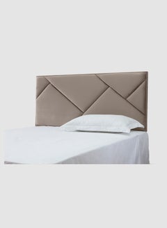 اشتري Fabric Headboard - Queen Size Bed - Carlisle Collection - Lead Grey Color - Size 160 X 70 - Modern Home - Install Attach To Wall LEAD GREY 160 x 70cm في السعودية