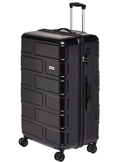 Buy Bricklane 4-Wheel Large Check in Luggage Trolley Jet Black in UAE