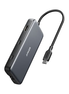 Buy 555 USB C Hub 8 In 1 Black in Saudi Arabia