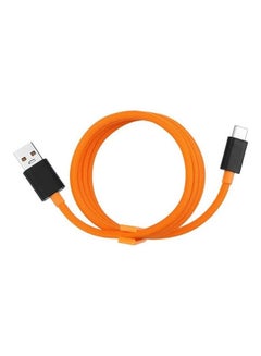 Buy 1 Pack Of OnePlus 30 Watt Warp Charging USB Cable Orange in UAE