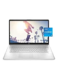 Buy 17-cn0020nr Laptop With 17.3-Inch Display, Core i5-1135G7/8GB RAM/512GB SSD/Intel Iris Xe Graphics/Windows 10 Home English/Arabic Silver in UAE