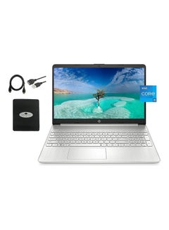 اشتري Laptop With 15.6-Inch Display, Core i5-1135G7/16GB RAM/1TB SSD/Intel Iris Xe Graphics/Windows 11 With GM Accessories English/Arabic Silver في الامارات