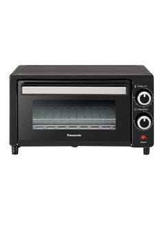 اشتري Double Glazed Glass Toaster Oven With Upper Lower Heaters For Baking And Toasting With 70°–230°C Temperature Control 9.0 L 1000.0 W NT-H900KTZ Black في الامارات