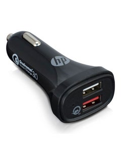 Buy USB-C And USB-A Car Charger Black in Egypt