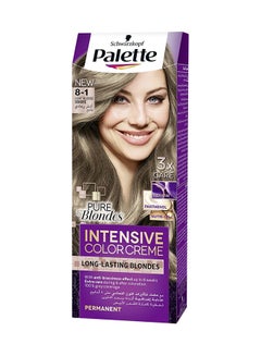 اشتري Intense Hair Colour Cream 8-1, Light Blonde Cendre 8-1, Light Blonde Cendre 50, 50 & 10ml في مصر