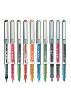 Buy 10-Piece Eye Fine Rollerball Pen Multicolour in UAE