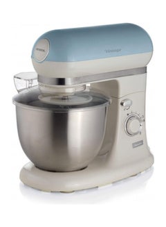 Buy ARIETE VINTAGE KITCHEN MACHINE CREAM/BLUE, 1588-BL 5.5 L 600.0 W ART1588-BL Blue in Saudi Arabia