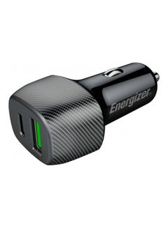 Buy Ultimate Power Delivery And Quick Charge 3.0 38W Car Charger Black in Saudi Arabia