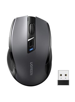 Buy Wireless Mouse Ergonomic Mouse With Bluetooth 5.0 & USB 2.4G Dual Mode Mice 5DPI Adjustment up to 4000DPI Silent and Noiseless Cordless Mouse Compatible With Lenovo Dell Macbook ASUS Smart TV Black in UAE