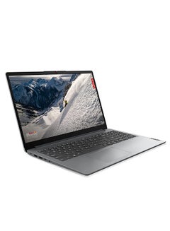 اشتري IdeaPad 1 Laptop With 15.6-Inch FHD Display, Core i7-1255U Processor/8GB RAM/512GB SSD/Intel Iris Xe Graphics/Windows 11 English/Arabic Cloud Grey في الامارات
