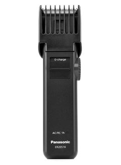 Buy Rechargeable Wet/Dry Beard & Hair Trimmer, 12 Cutting lengths, 1 hours full charge,40 min use- ER2051 Black in UAE