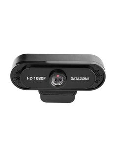 Buy Webcam HD 1080p Microphone 360 Degrees Rotation Black in Saudi Arabia