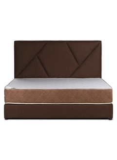 Buy Montana Bed Mattress 12 Layers White/Brown 200x90cm in Saudi Arabia