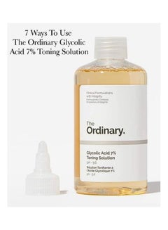 Buy Original Glycolic Acid 7 Percent Toning Solution Clear 240ml in Saudi Arabia