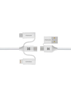 Buy 6-In-1 Multi USB Charger Cable White in Saudi Arabia