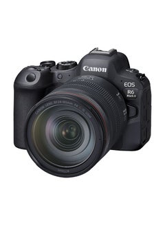 اشتري EOS R6 Mark II Mirrorless Camera, Black + RF 24-105mm F4L IS USM Lens  (Upgraded EOS R6 Model) في السعودية