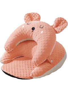 Buy Baby Anti-Reflux Feeding Pillow With C Shapped Seating Pillow - Pink in UAE