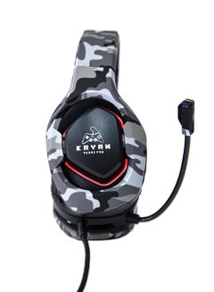 Buy Professional Over-Ear RGB Wired Gaming Headset KN1500 Plus With Mic in Saudi Arabia