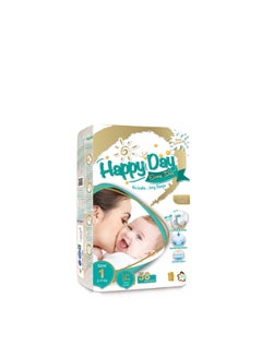 Buy 58 Pieces - Every Day Baby Diapers, Size 1 - New Born, 2-5 kg in Egypt
