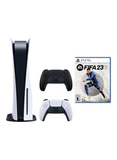 Buy PlayStation 5 Disc Console With Extra Black Controller and FIFA 23 in Saudi Arabia