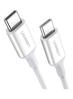 Buy Type-C To Type-C ABS Cover Charging Cable 2M White in Saudi Arabia