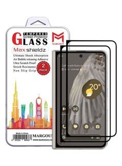 Buy 2 Pack For Google Pixel Fold Screen Protector Tempered Glass Full Glue Back Clear in UAE