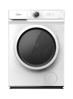 Buy 8 Kg Front Load Fully Automatic Washing Machine With BLDC Inverter Motor, Lunar Dial, 1400 RPM, 15 Programs, Integrated Digital Control-LED Display, Multiple Temperature 8 kg MF100W80BW-GCC White in UAE