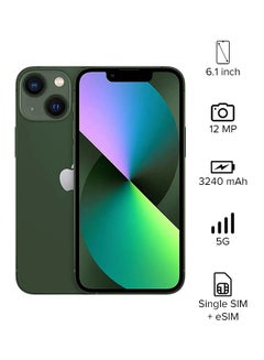 Buy iPhone 13 256GB Green 5G With Facetime - International version in Saudi Arabia