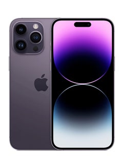 اشتري iPhone 14 Pro Physical Dual Sim 1TB Deep Purple 5G Without FaceTime في الامارات