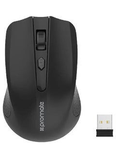 Buy Portable Wireless Optical Mouse Black in UAE