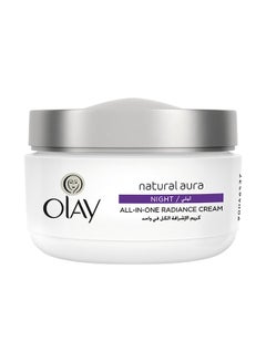Buy Natural Aura All-In-One Radiance Night Cream 50grams in UAE