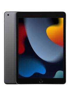 Buy iPad 2021 (9th Generation) 10.2-Inch, 64GB, WiFi, 4G LTE, Space Gray With Facetime - International Version in Saudi Arabia