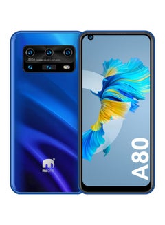 Buy A80 Cell Phone Unlocked, 6.8" FHD+ Screen, Dual SIM Smartphone 3G, 3800mAh Massive Battery, Cell Phone with 13MP+5MP,Quad Core 3GB 32GB Phone - Blue in UAE