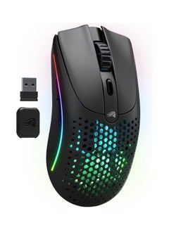 Buy Glorious Model O 2 RGB 68g Ultralightweight Wireless Gaming Mouse - 26,000 DPI, Hybrid 2.4 Ghz/Bluetooth Wireless, 6 Programmable Buttons, 210h Battery Life, Backlit Mouse for PC & Laptop - Black in UAE