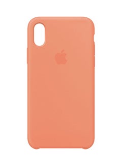 Buy iPhone X Silicone Case Peach in UAE
