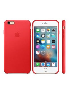 Buy iPhone 6s Plus Leather Case Red in UAE