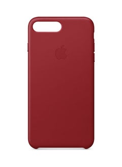 Buy iPhone 8Plus/7Plus Leather Case RED in UAE