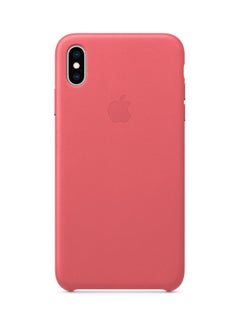 Buy iPhone XS Max Leather Case pink in UAE