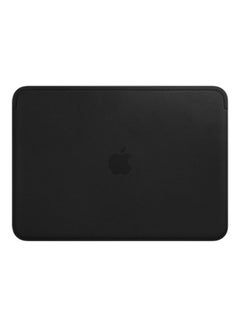 اشتري Leather Sleeve for 12-inch MacBook Black في الامارات